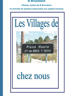 cover image of les villages de chez nous Pienne Hauteb
